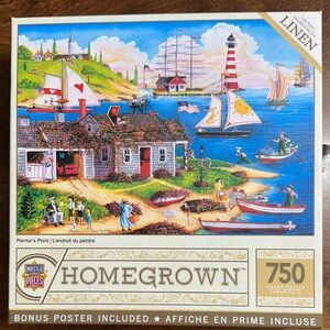 750 Piece Puzzl Painters Point Master Pieces Homegrown